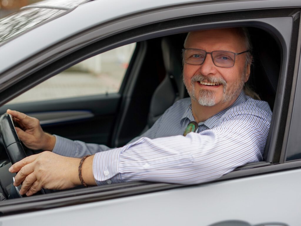 Porträt von Augenoptikermeister Andreas Wittig, Experte für Sehanalysen bei Gesundheitstagen.